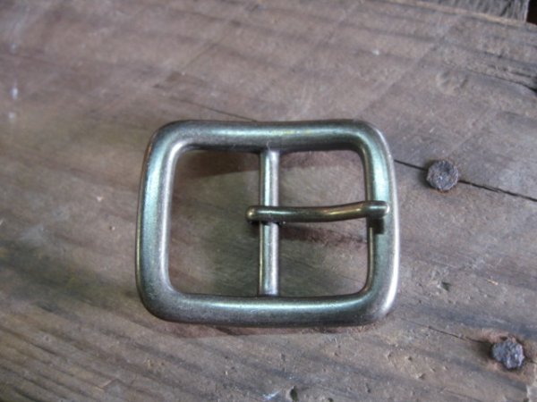 画像1: ベルトの金具・美錠(24mm) (1)